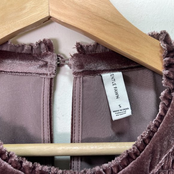 Gentle Fawn Marina Velvet Top sz S - Picture 5 of 16